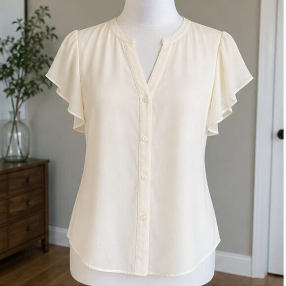 Sand Puff Sleeve Top